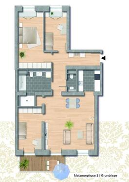 Foto - 4 Zimmer Neubauwohnung - 1.250,00&nbsp;EUR Kaltmiete, ca.&nbsp; 111,00&nbsp;m&sup2;