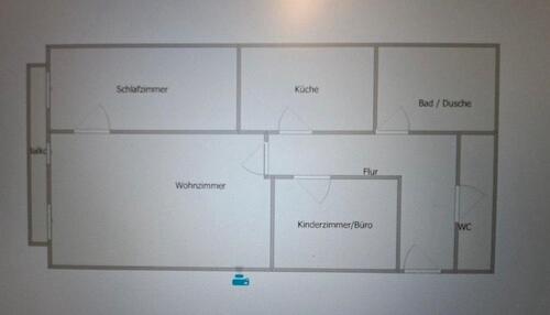 Foto - 3 Zimmer Dachgeschosswohnung zu Vermieten