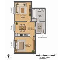 Frisch renovierte Singlewohnung mit Einbauküche und Stellplatz - Castrop-Rauxel