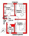 Foto - Etagenwohnung in Wilhelmshaven zur Miete