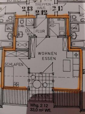 Foto - 1,5 Zimmer Wohnung, 33 m², 90530 Wendelstein