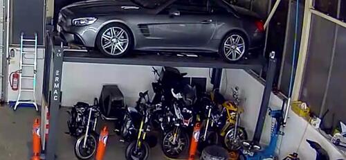 Foto - Stellplatz, Motorrad, Winter Laager