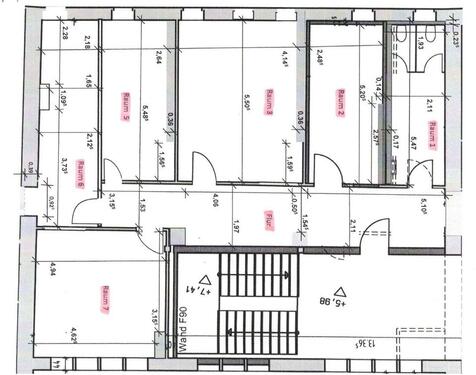 Foto - Gewerbe Büro Praxis 123 m² Lift 3.OG Terrasse: Hausertorstr.
