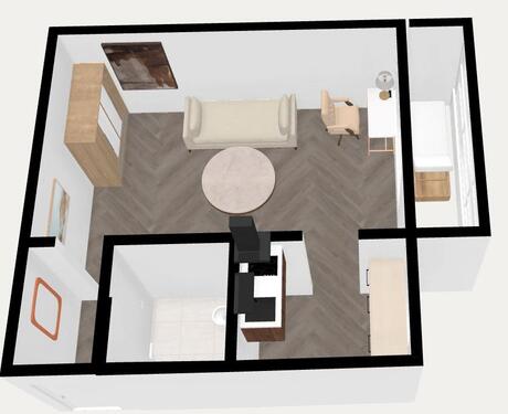Foto - Möblierte 1-Zimmer Wohnung auf Zeit in Johannistal zu vermieten