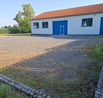 Immobilie Halle mit Dusche und WC und 15qm Büro und Außengelände - Bernsdorf