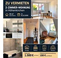 2-Zimmer-Wohnung in Höhenkirchen – Neubau mit Balkon & Garage - Höhenkirchen-Siegertsbrunn
