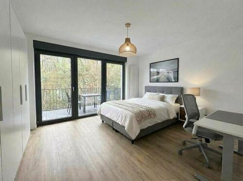 Foto - Parkside Living - Erstbezug! Vollmöbliertes Apartment in ruhiger, zentraler Lage nahe Huthpark