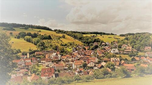 Foto - Helle & moderne Wohnung im Naturpark Spessart – 105 m², Balkon