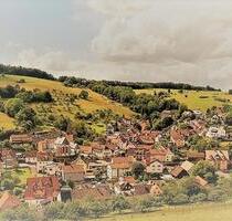 Helle & moderne Wohnung im Naturpark Spessart – 105 m², Balkon - Mespelbrunn