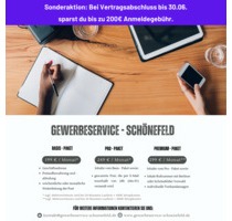 Büro mit Geschäftsadresse mit 240% Gewerbesteuer-Hebesatz in Schönefeld ab 199 EuroMonat mieten