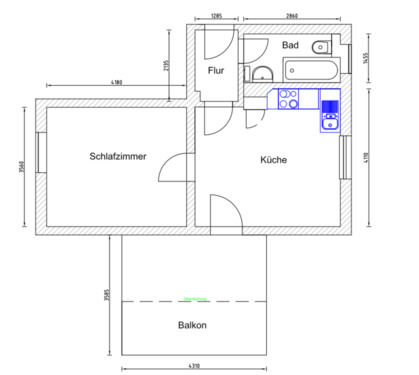 Foto - 2 Zimmer Etagenwohnung in Herne