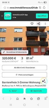 Foto - 3 Zi Wohnung von Privat Nürnberg Steinbühl