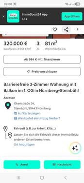 Foto - 3 Zimmer Etagenwohnung zum Kaufen in Nürnberg