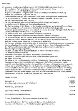 Foto - Dachgeschoßwohnung, 10km Umkreis Husum