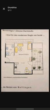 Foto - 1 Zimmer Dachgeschoßwohnung in Ostfildern