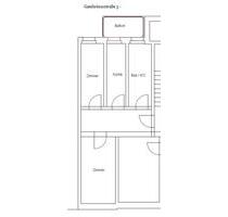 Geräumige 2 Raumwohnung + Balkon + Badewanne + frisch saniert + Fernwärme - Dresden Cotta