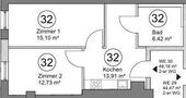 Foto - 2 Zimmer Etagenwohnung zur Miete in Herne