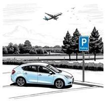 Parken, Stellplatz, Privat, Nähe Flughafen BER mit Transfer - Schönefeld