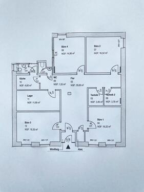 Foto - 126 m² Büro-Praxisfläche in Bochum-Werne zu vermieten