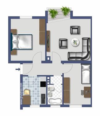 Foto - 3 Zimmer Etagenwohnung zur Miete in Heidenheim an der Brenz