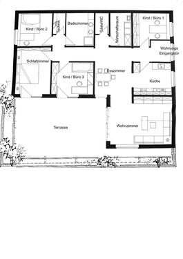 Foto - 7 Zimmer Terrassenwohnung zum Kaufen in Schlangen
