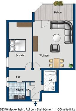 Foto - Etagenwohnung zur Miete in Meckenheim