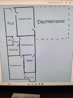 Foto - 3 Zimmerwohnung mit Dachterrasse