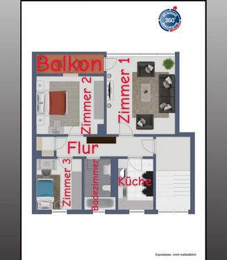 Foto - 3,5 Zimmer Wohnung in 29633 Munster zu vermieten