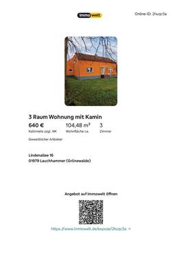 Foto - 3-Raum Wohnung ländliche ruhige Lage in der Nähe von Lauchhammer