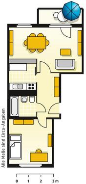 Foto - 2 Zimmer Etagenwohnung zur Miete in Cottbus