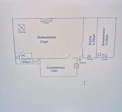 Foto - Wohnung 3 ZKB - 860,00&nbsp;EUR Kaltmiete, ca.&nbsp; 55,00&nbsp;m&sup2;