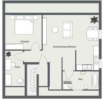 provisionsfrei - Kfw 55 - Kernsanierung - moderne 3-Zimmer-Wohnun - Oettingen in Bayern