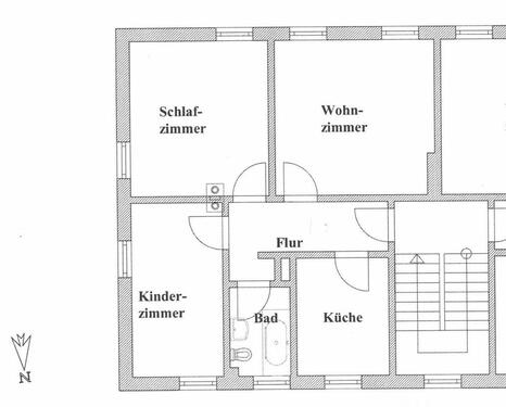 Foto - 3 Zimmer Etagenwohnung zur Miete in Doberlug-Kirchhain