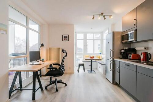 Foto - Moderne voll möblierte 2-Raum-Wohnung mit Balkon in Weisensee