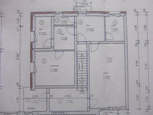 Foto - BS-Veltenhof ETW-3-ZiKüBadGäste-WC,3 Balkone im 4 Parteienhaus