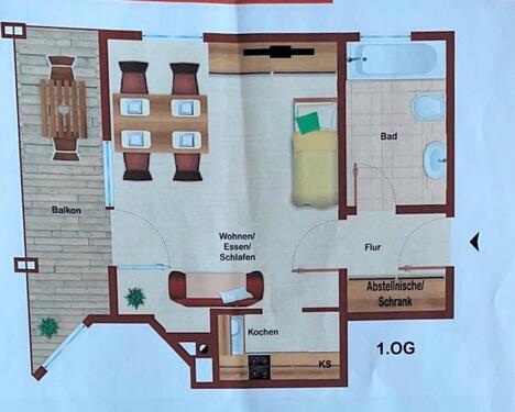 Foto - Etagenwohnung in Bad Aibling zur Miete