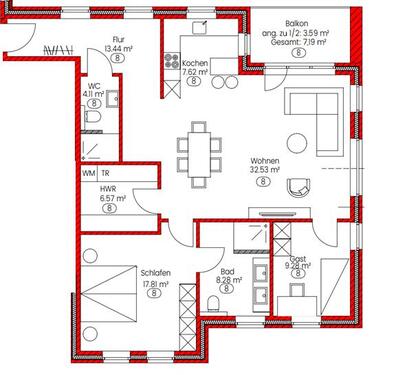Foto - Etagenwohnung in Papenburg