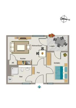 Foto - Etagenwohnung zur Miete in Düsseldorf