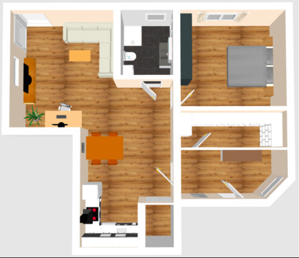 Foto - Moderne 2-Zimmer-Wohnung mit Terrasse, Garage, Wallbox & Stauraum