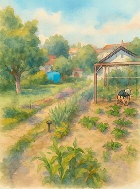 Foto - Kleingarten Schrebergarten abzugeben im Mannheimer Norden