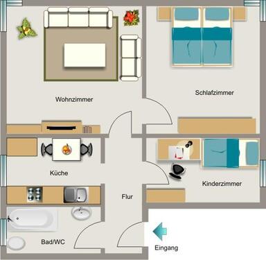 Foto - Etagenwohnung zur Miete in Recklinghausen