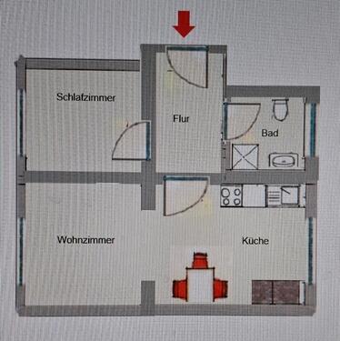 Foto - Wohnung Souterrain 2ZKB Büttelborn