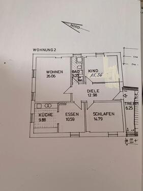 Foto - 3,5 Zi. Whg. in Cuxhaven Sahelnburg zu vermietenw2 Xe