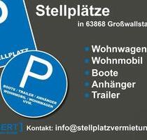 Parkplatz Stellplatz Aussenstellplatz Wohnwagen Wohnmobil Boot An - Großwallstadt