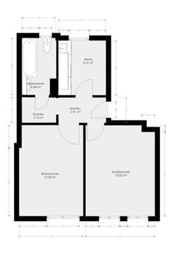 Foto - 2 Zimmer Etagenwohnung in Bielefeld