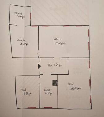 Foto - 4 Zimmer Etagenwohnung in Amt Wachsenburg