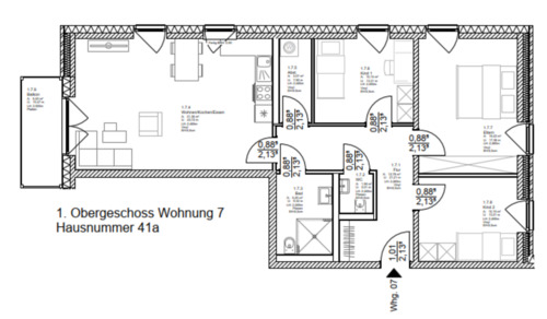 Foto - 4-Zimmer-Wohnung mit WBS A und B in Rheurdt