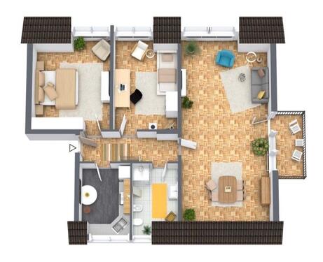 Foto - 3 Zimmer Wohnung in Vellmar - 1.275,00&nbsp;EUR Kaltmiete, ca.&nbsp; 99,00&nbsp;m&sup2;