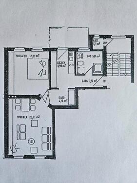 Foto - Nachmieter für 2-Raum Wohnung 5 min von Stadtzentrum entfernt