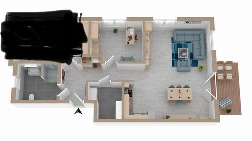 Foto - Wohnung 83qm, Neubau - 920,00&nbsp;EUR Kaltmiete, ca.&nbsp; 83,00&nbsp;m&sup2;